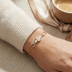 Gold Radiant Link Bracelet