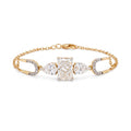 Gold Radiant Link Bracelet