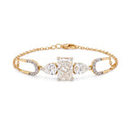 Gold Radiant Link Bracelet