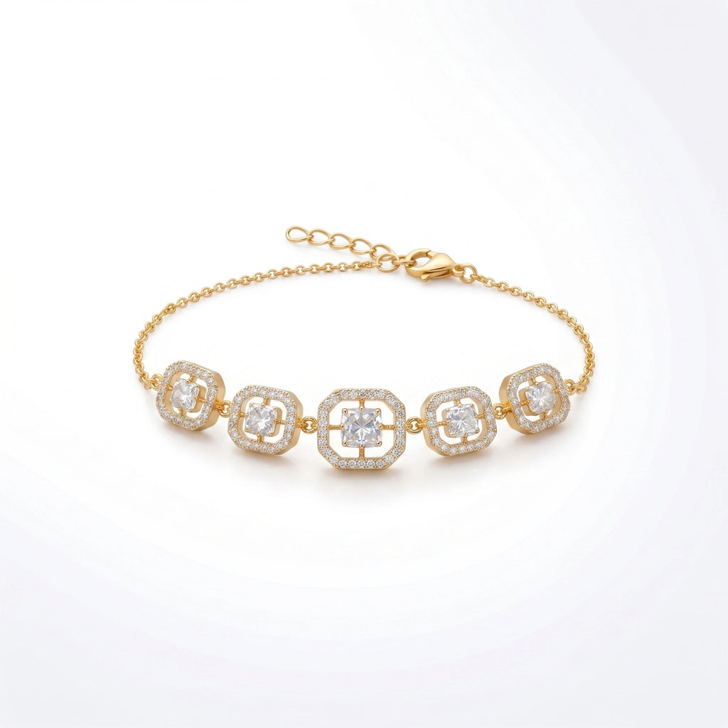 Royal Radiance 18KT Gold Plated Bracelet