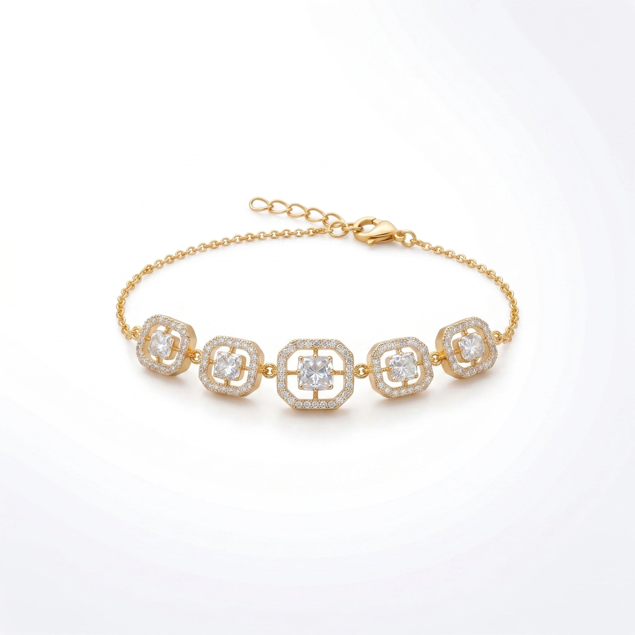 Royal Radiance 18KT Gold Plated Bracelet