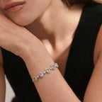 Silver Pastel Halo Bracelet