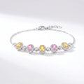 Silver Pastel Halo Bracelet