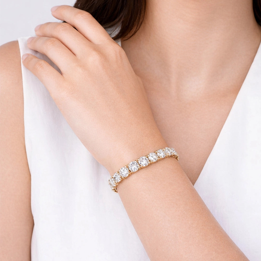 Eternal Gold Tennis Bracelet