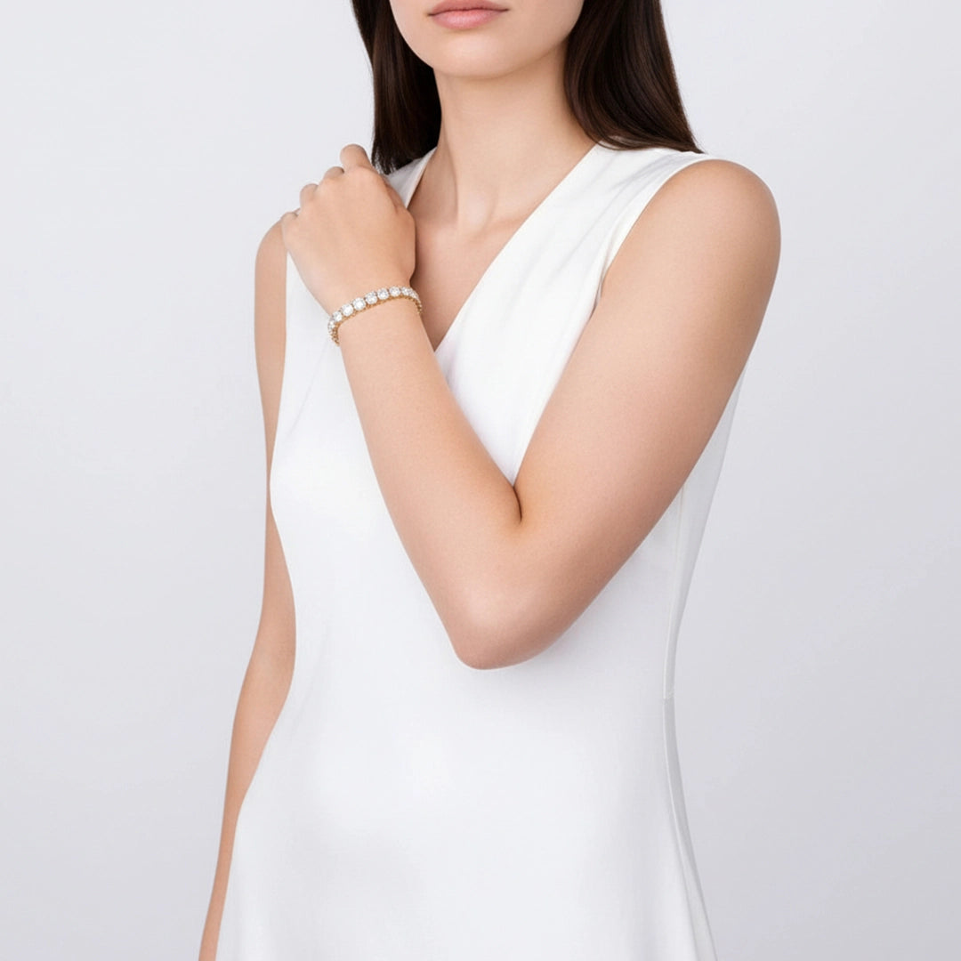 Eternal Gold Tennis Bracelet