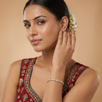 Gold Marquise Mosaic Bracelet
