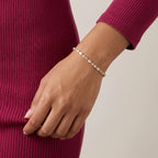 Gold Marquise Mosaic Bracelet