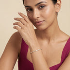 Gold Marquise Mosaic Bracelet