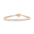 Gold Marquise Mosaic Bracelet