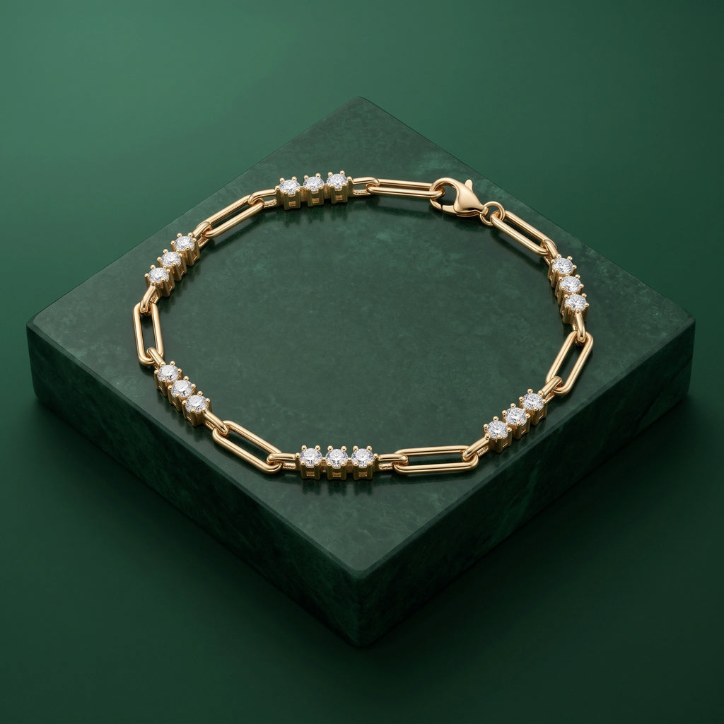 Gold Celeste Link Bracelet