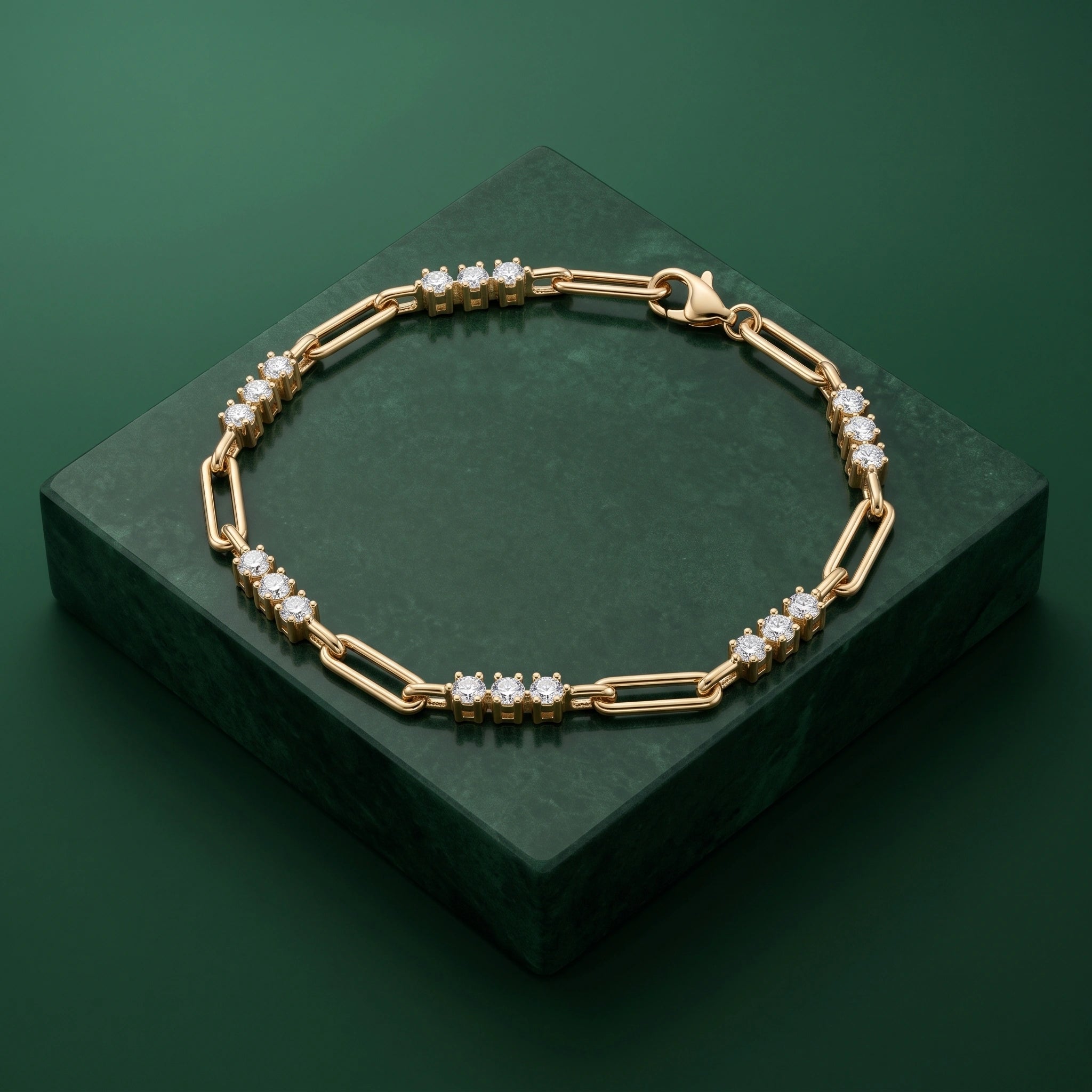 Gold Celeste Link Bracelet