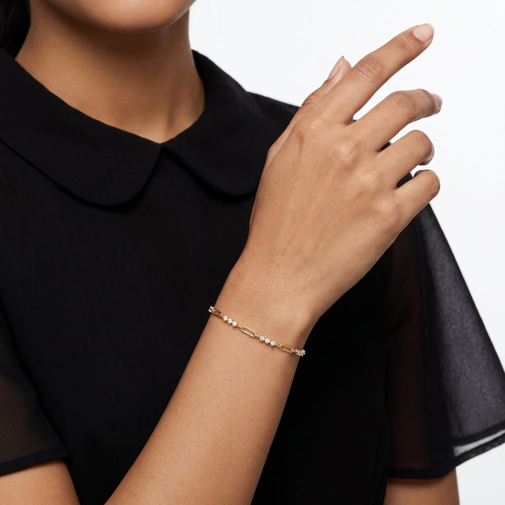 Gold Celeste Link Bracelet