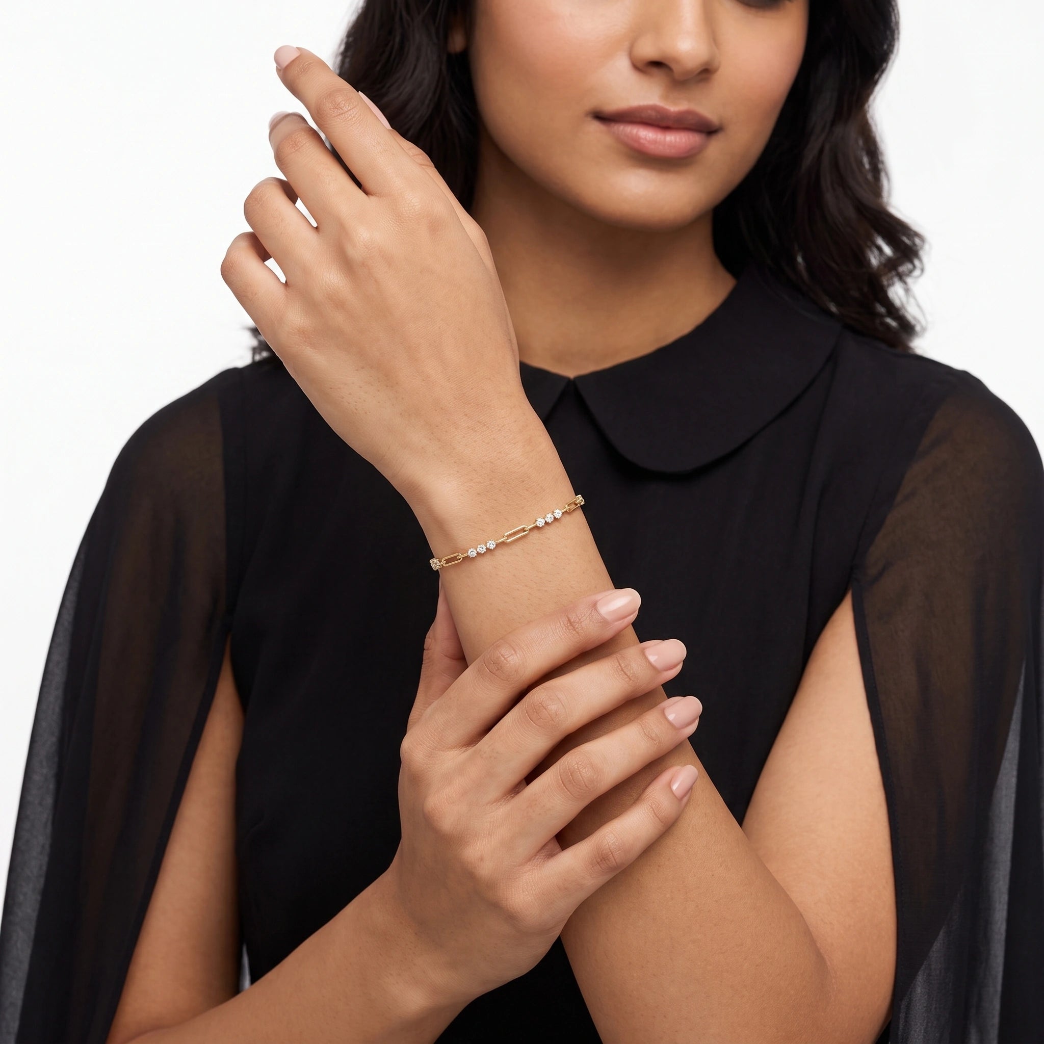 Gold Celeste Link Bracelet