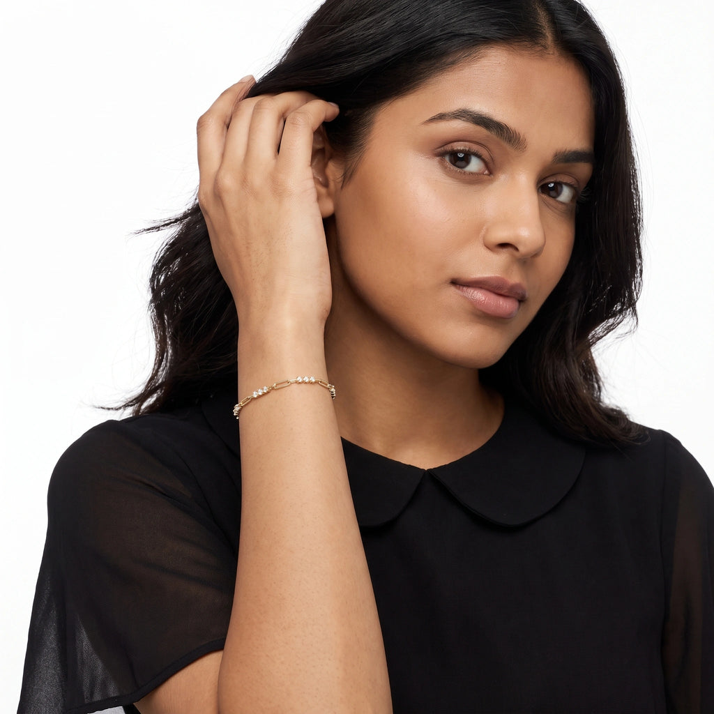 Gold Celeste Link Bracelet