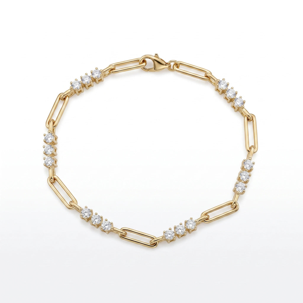 Gold Celeste Link Bracelet