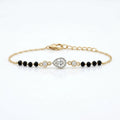 Gold Pear Mangalsutra Bracelet