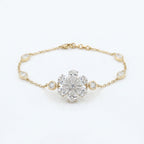 Gold Marquise Bloom Bracelet
