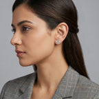 18KT Gold Floral Spark Studs