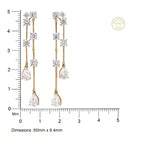 Gold Constellation Drop Earrings