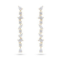 Gold Prism Cascade Earrings