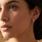 Gold Orbit Drop Earrings