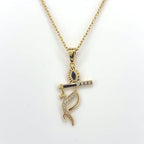 Krishna Flute 18KT Gold Plated Pendant