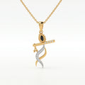 Krishna Flute 18KT Gold Plated Pendant