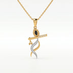 Krishna Flute 18KT Gold Plated Pendant