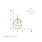 Celestial Halo 18KT Gold Plated Pendant