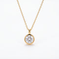 Classic Solitaire 18KT Gold Plated Pendant