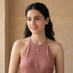 Gold Classic Solitaire Pendant