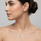 Silver Celestial Prism CZ Pendant
