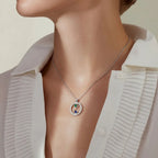Silver Harmony Orbit CZ Pendant
