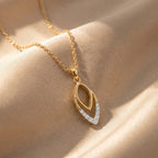Gold Marquise Cascade Pendant