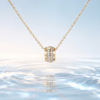 Gold Dual Orbit Pendant