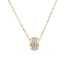 Gold Dual Orbit Pendant