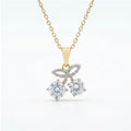 Gold Cherry Sparkle Pendant