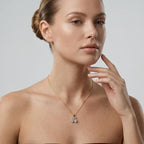Gold Cherry Sparkle Pendant