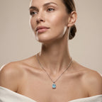 Silver Ocean Halo Pendant