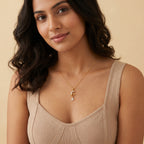 Lucky Six 18KT Gold Plated Pendant
