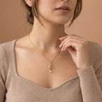 Lucky Six 18KT Gold Plated Pendant