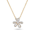 Gold Bloom Flower Pendant
