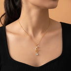 Lucky Six 18KT Gold Plated Pendant