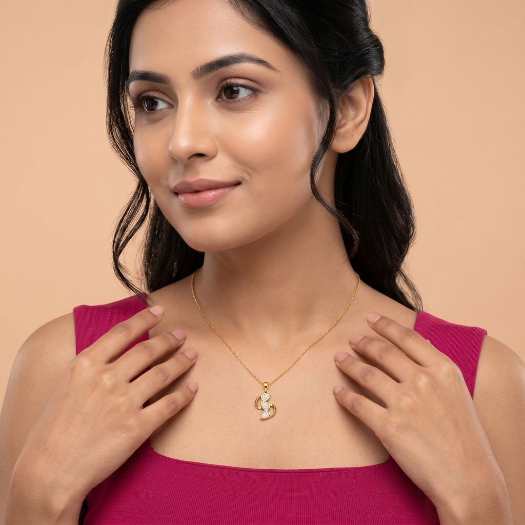 Eternal Bloom 18KT Gold Plated Pendant
