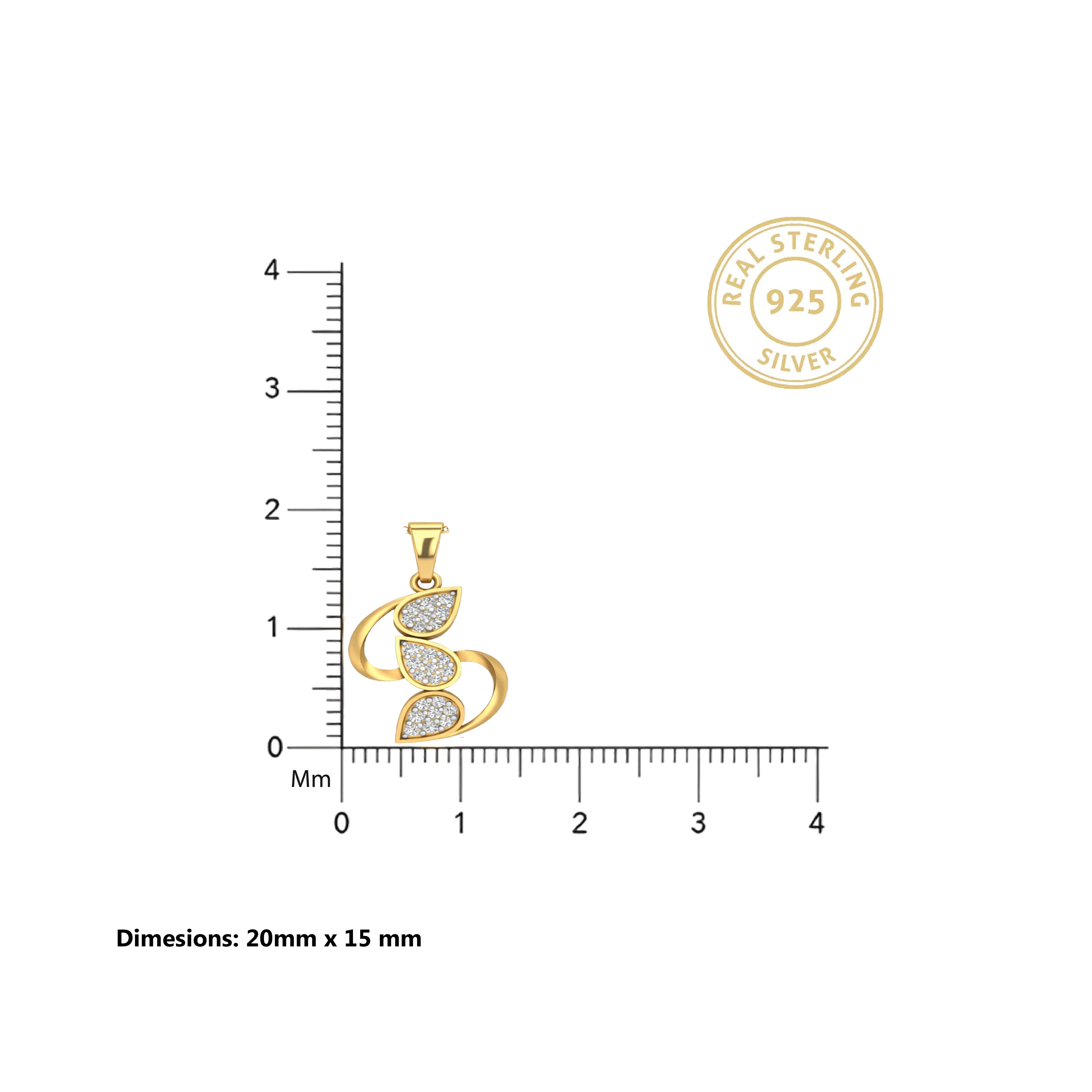 Eternal Bloom 18KT Gold Plated Pendant
