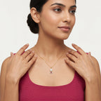 Ruby Glow 18KT Gold Plated Pendant