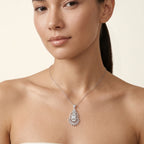 Silver Deco Radiance Pendant