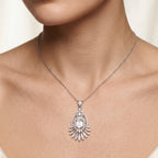 Silver Deco Radiance Pendant