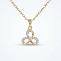 Gold Triple Loop Pendant