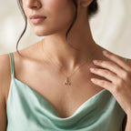 Gold Triple Loop Pendant